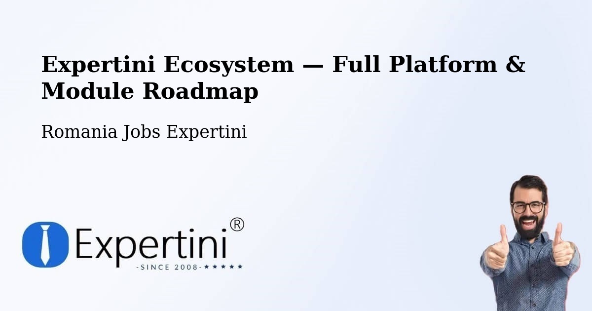 Expertini Ecosystem — Full Platform & Module Roadmap – Salcea