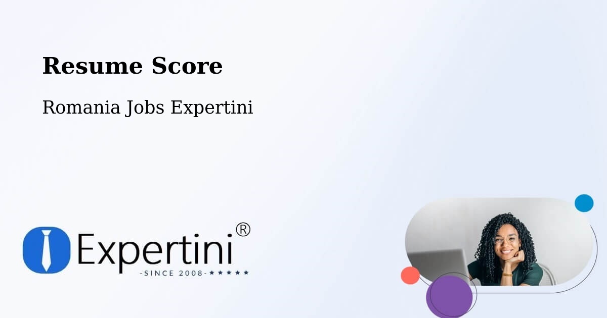 Resume Score & Job Description Match Tool – Salcea - Romania Jobs Expertini