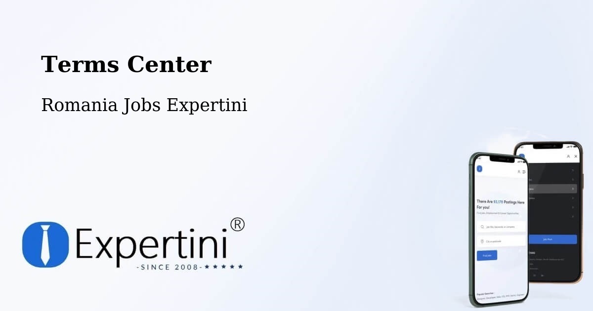 Terms of Service – Salcea - Romania Jobs Expertini